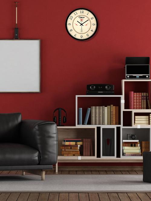glass wall clock with 1 year warranty and 2 free aa battery - 17145963 - Standard Image - 1