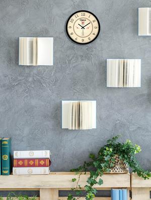 glass wall clock with 1 year warranty and 2 free aa battery - 17145963 - Standard Image - 2