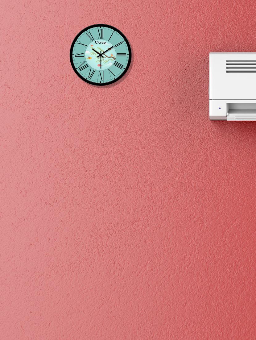 glass wall clock with 1 year warranty and 2 free aa battery - 17145964 - Zoom Image - 2