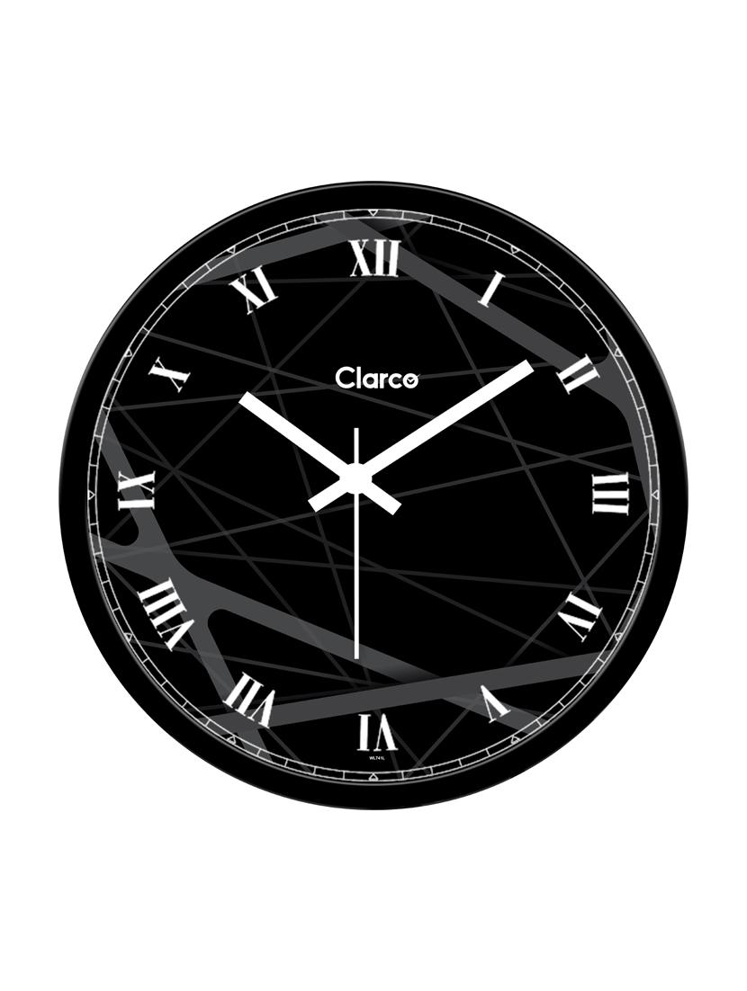 glass wall clock with 1 year warranty and 2 free aa battery - 17145974 - Zoom Image - 3