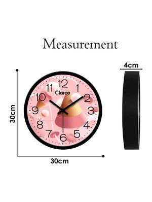 glass wall clock with 1 year warranty and 2 free aa battery - 17145986 - Standard Image - 6