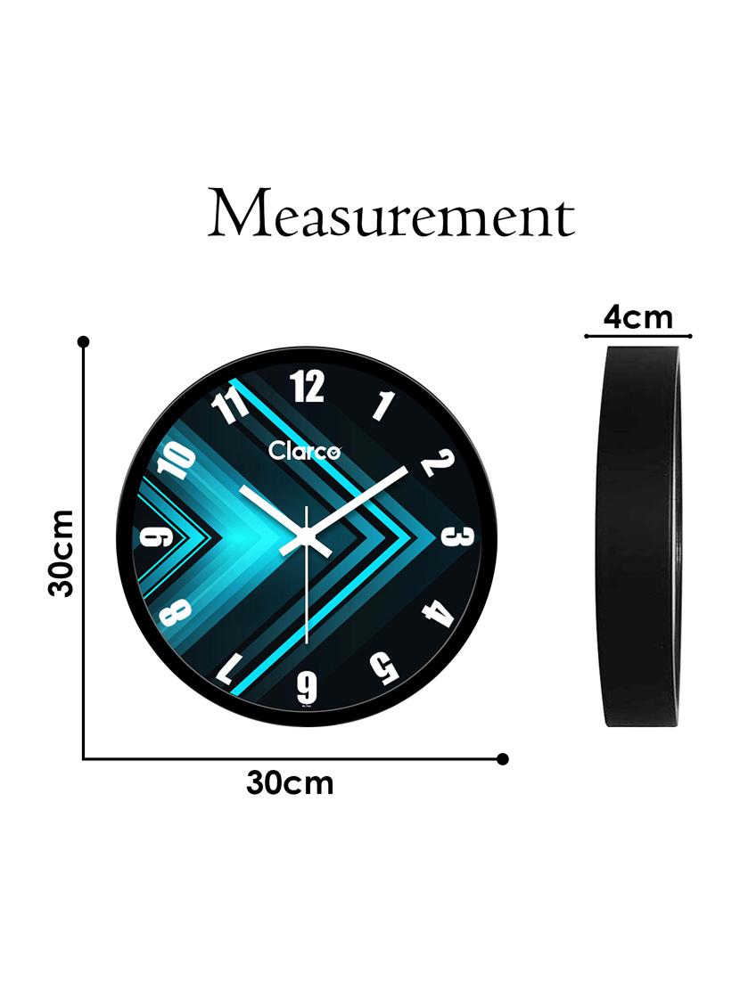 glass wall clock with 1 year warranty and 2 free aa battery - 17145987 - Zoom Image - 6