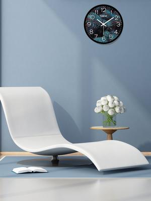 glass wall clock with 1 year warranty and 2 free aa battery - 17145994 - Standard Image - 2