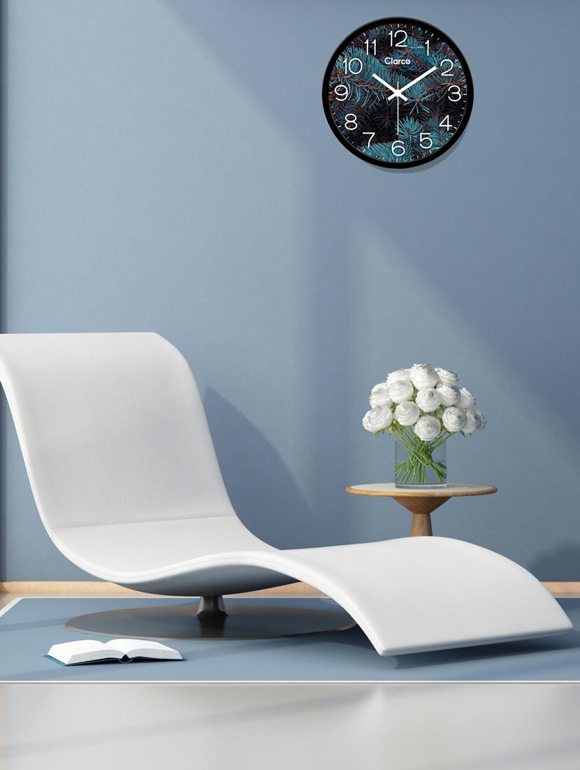 glass wall clock with 1 year warranty and 2 free aa battery - 17145994 - Zoom Image - 2