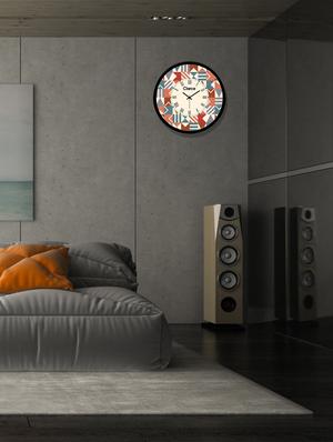 glass wall clock with 1 year warranty and 2 free aa battery - 17145997 - Standard Image - 2