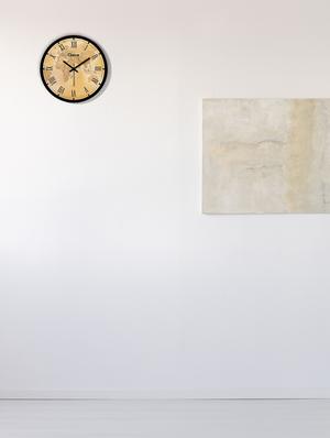 glass wall clock with 1 year warranty and 2 free aa battery - 17146000 - Standard Image - 2