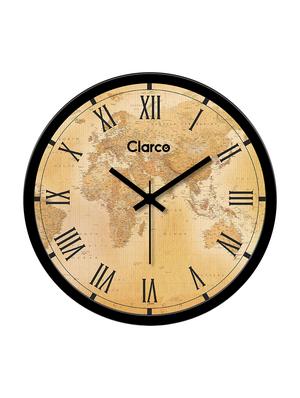 glass wall clock with 1 year warranty and 2 free aa battery - 17146000 - Standard Image - 3