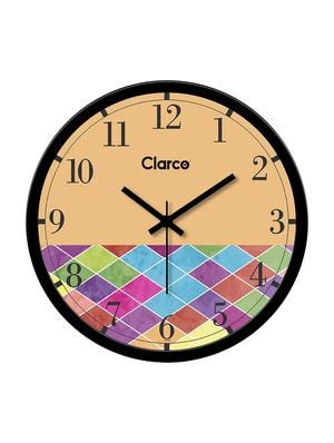 glass wall clock with 1 year warranty and 2 free aa battery - 17146001 - Standard Image - 3