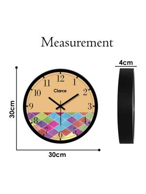glass wall clock with 1 year warranty and 2 free aa battery - 17146001 - Standard Image - 6