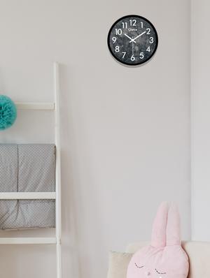 glass wall clock with 1 year warranty and 2 free aa battery - 17146003 - Standard Image - 2