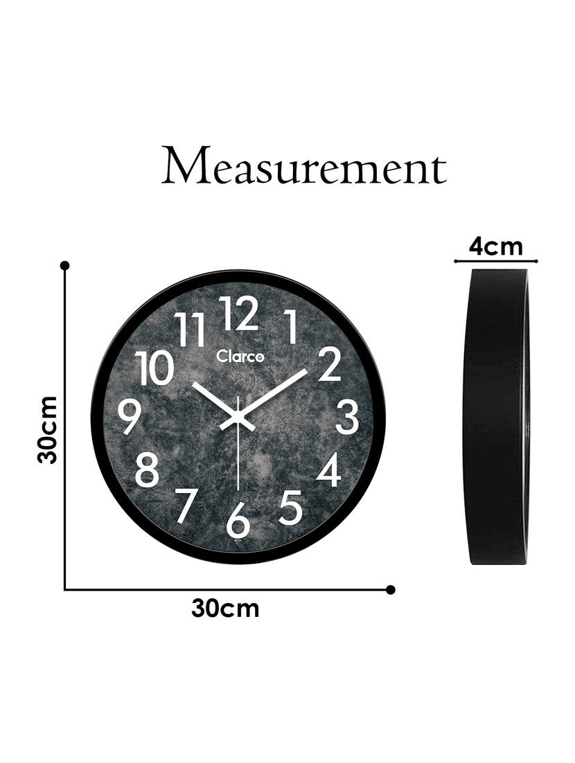 glass wall clock with 1 year warranty and 2 free aa battery - 17146003 - Zoom Image - 6