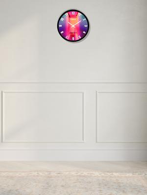 glass wall clock with 1 year warranty and 2 free aa battery - 17146008 - Standard Image - 2