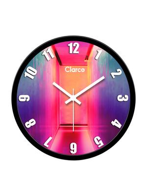glass wall clock with 1 year warranty and 2 free aa battery - 17146008 - Standard Image - 3