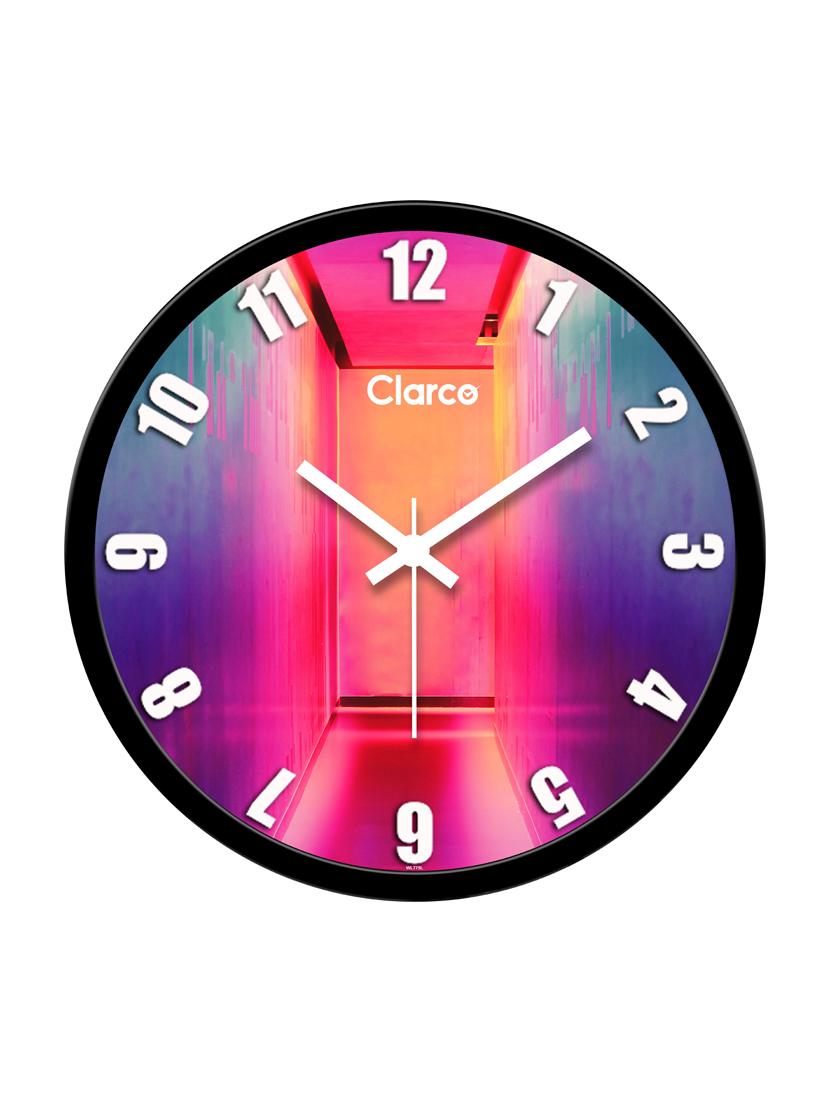 glass wall clock with 1 year warranty and 2 free aa battery - 17146008 - Zoom Image - 3