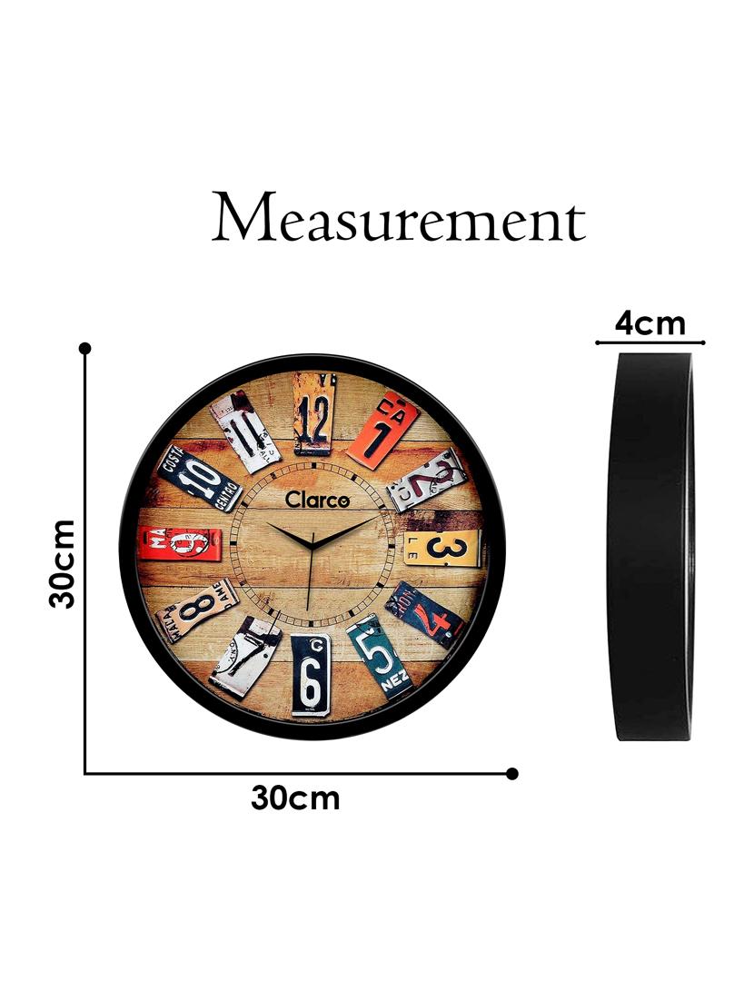 glass wall clock with 1 year warranty and 2 free aa battery - 17146018 - Zoom Image - 6
