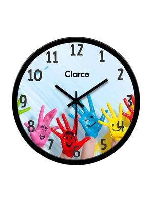 glass wall clock with 1 year warranty and 2 free aa battery - 17146020 - Standard Image - 3