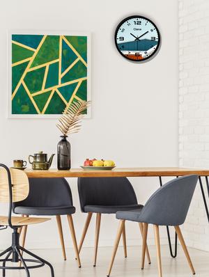 glass wall clock with 1 year warranty and 2 free aa battery - 17146027 - Standard Image - 2