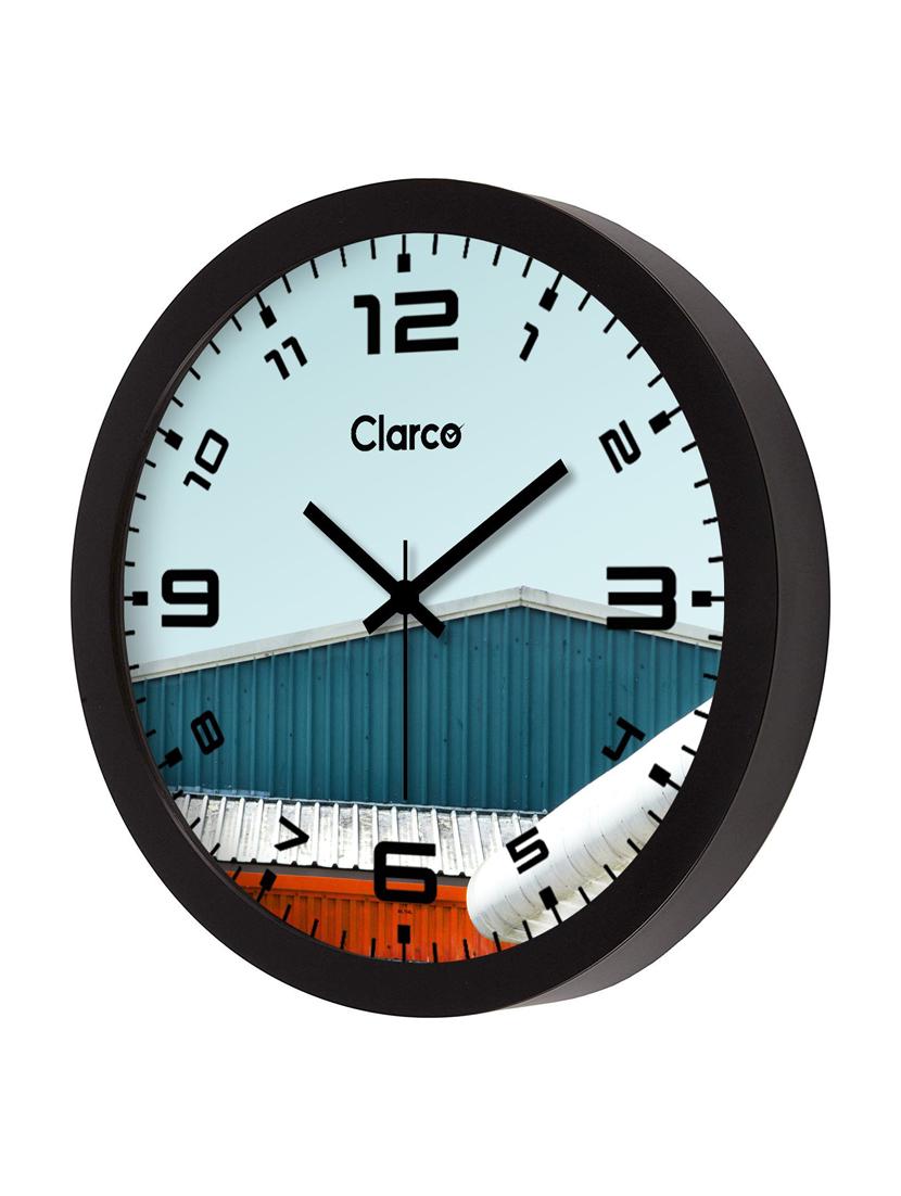 glass wall clock with 1 year warranty and 2 free aa battery - 17146027 - Zoom Image - 4