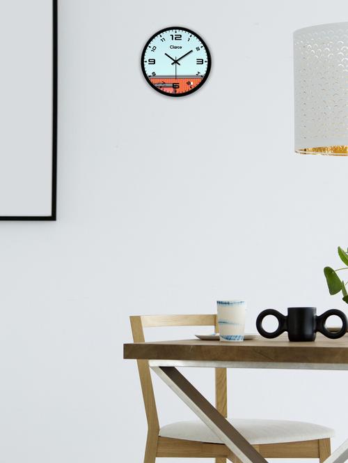 glass wall clock with 1 year warranty and 2 free aa battery - 17146033 - Standard Image - 1