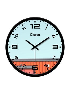 glass wall clock with 1 year warranty and 2 free aa battery - 17146033 - Standard Image - 3