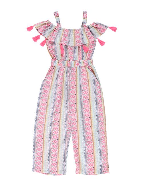 pink polyester full length jumpsuit twin sets & jump suit - 17146168 - Standard Image - 1