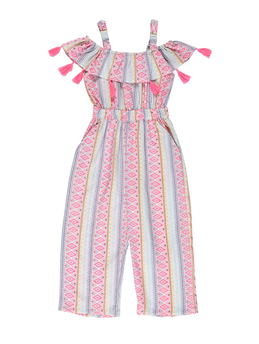 pink polyester full length jumpsuit twin sets & jump suit - 17146168 - Zoom Image - 1