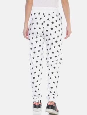 drawstring waist star print track pant - 17146228 - Standard Image - 3