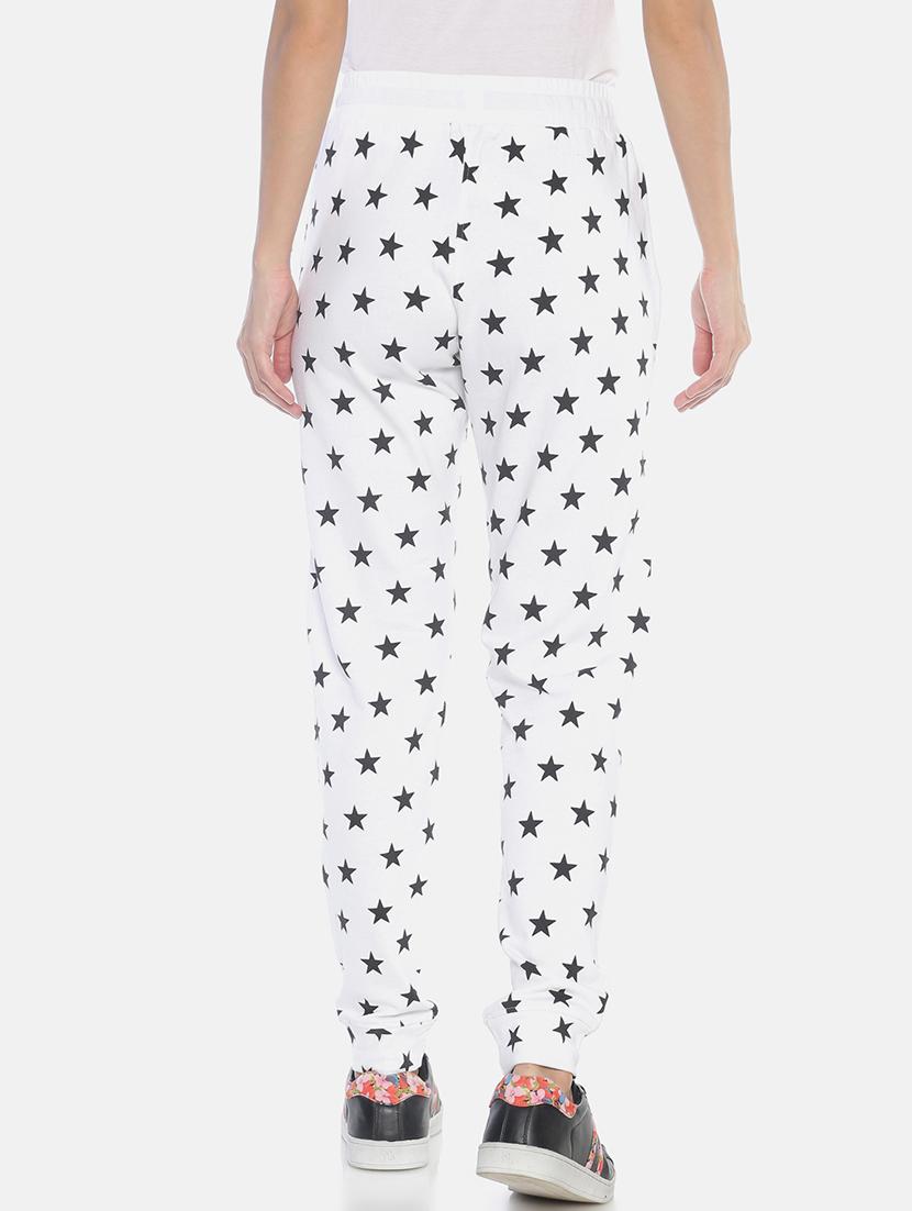 drawstring waist star print track pant - 17146228 - Zoom Image - 3