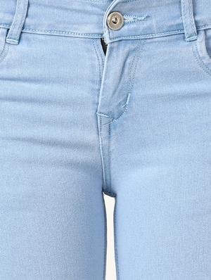 side tape mid rise jeans - 17146241 - Standard Image - 5