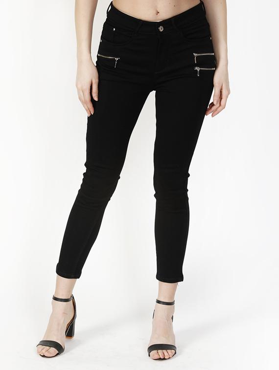 mid rise ankle length jeans - 17146253 - Zoom Image - 1