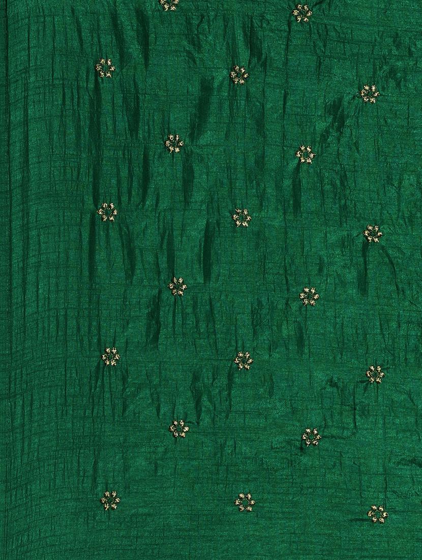 self design embroidered saree with blouse - 17146344 - Zoom Image - 4