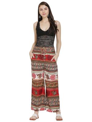 tie front printed palazzo - 17146458 - Standard Image - 4
