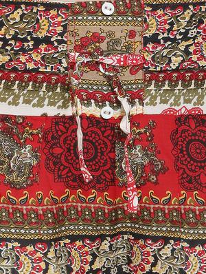 tie front printed palazzo - 17146458 - Standard Image - 5