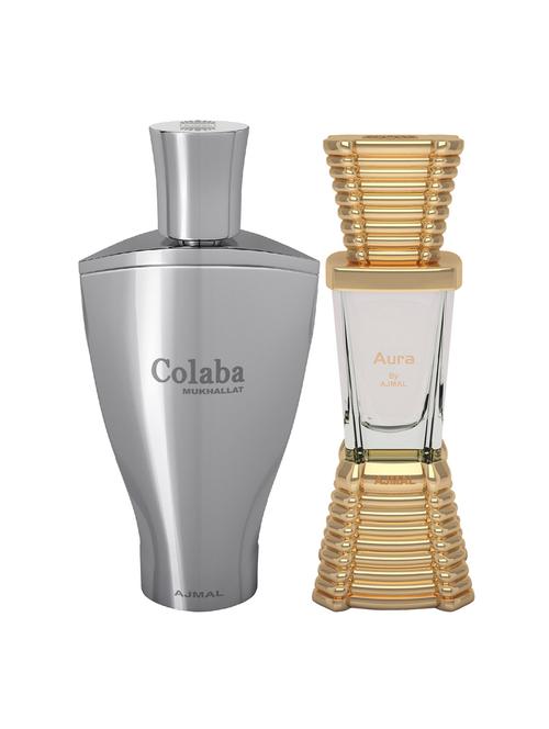 ajmal colaba mukhallat cp 14ml for unisex and aura cp 10ml for unisex 2 parfum testers free - 17147168 - Standard Image - 1