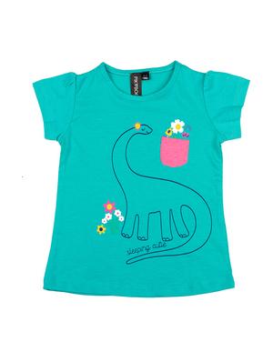 green cotton regular tee - 17147393 - Standard Image - 2