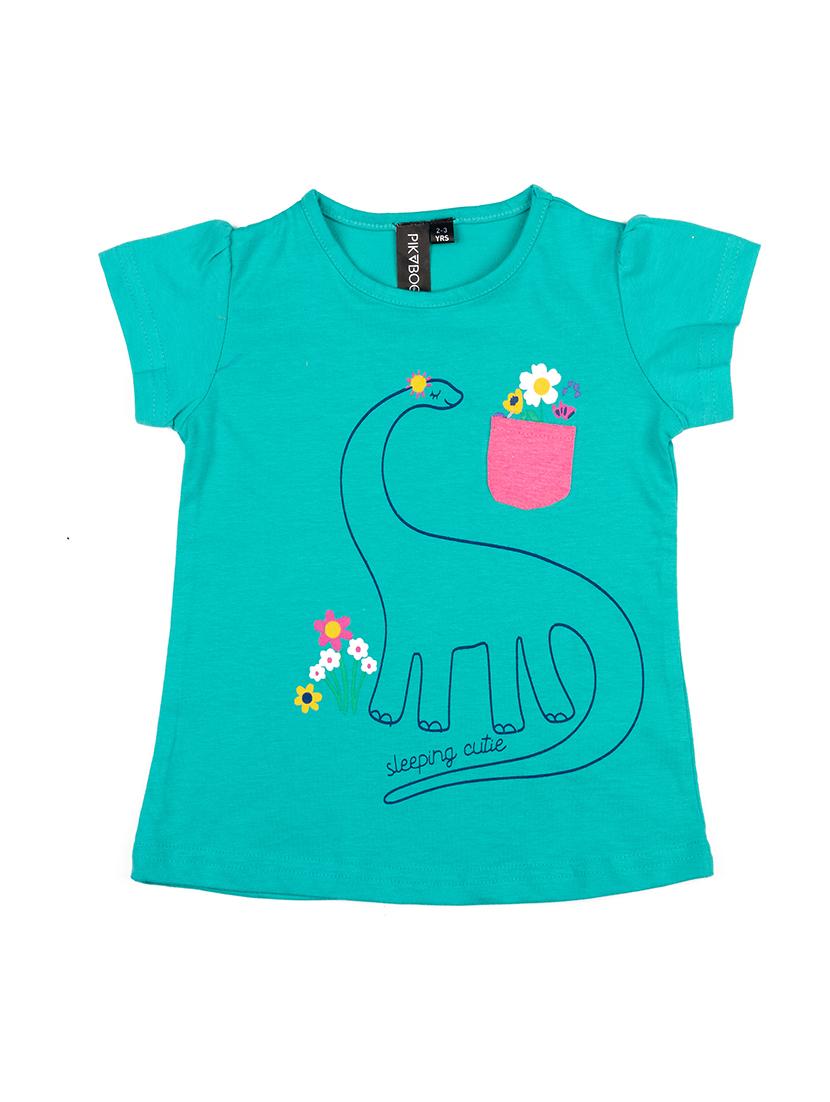 green cotton regular tee - 17147393 - Zoom Image - 2