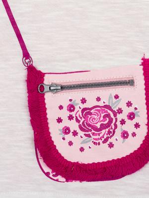pink cotton regular tops & tee - 17147396 - Standard Image - 5