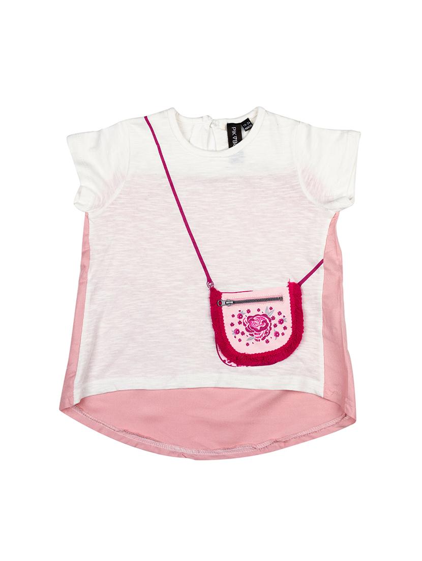 pink cotton regular tops & tee - 17147396 - Zoom Image - 2