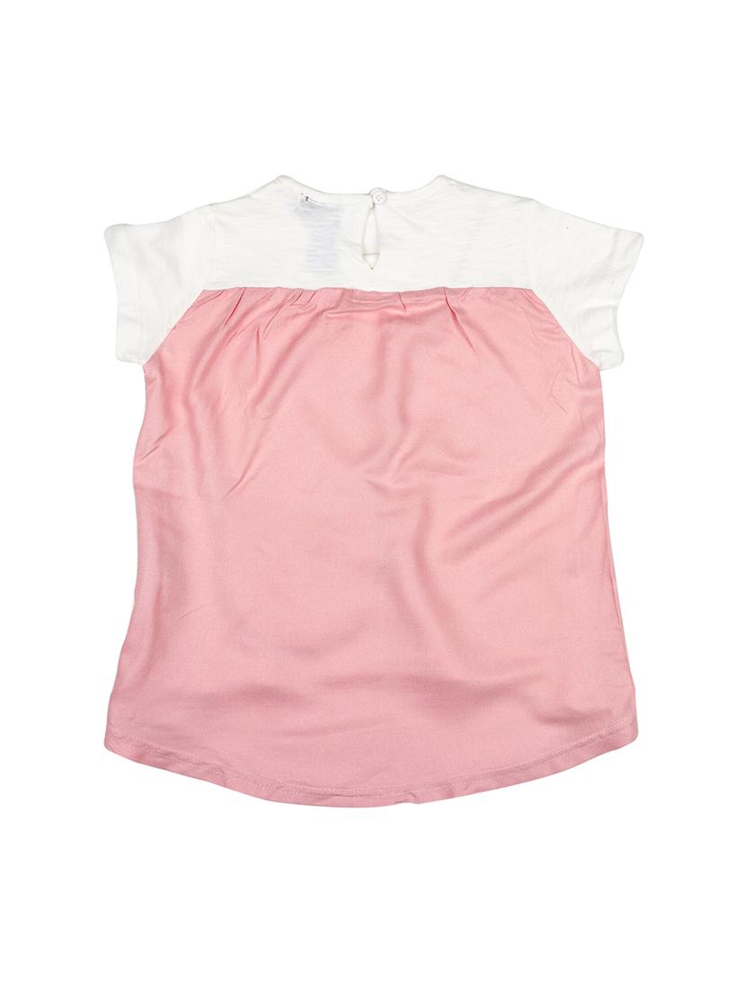pink cotton regular tops & tee - 17147396 - Zoom Image - 3