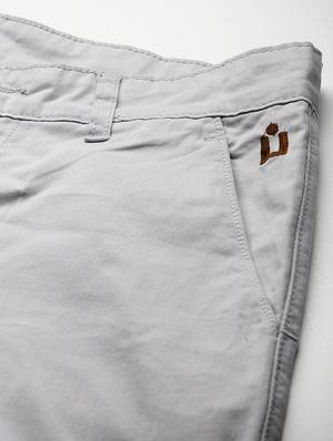grey solid chinos - 17147402 - Standard Image - 6