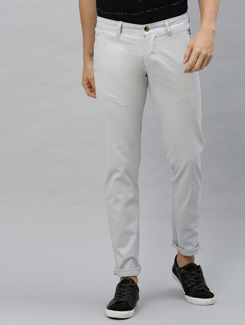grey solid chinos - 17147402 - Zoom Image - 1