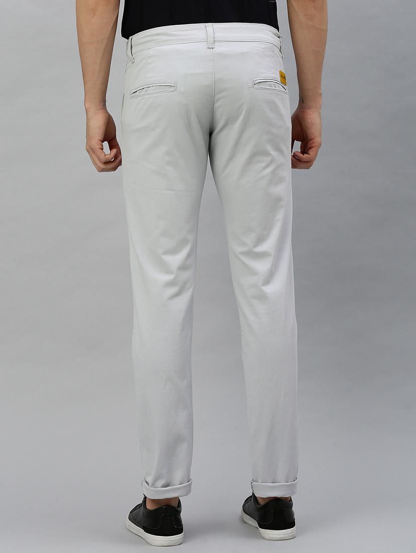 grey solid chinos - 17147402 - Zoom Image - 3