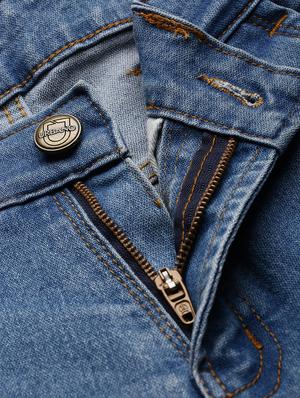 light blue washed denim jeans - 17147409 - Standard Image - 5