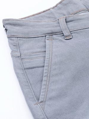 grey light washed denim jeans - 17147410 - Standard Image - 6