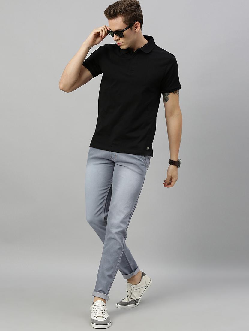 grey light washed denim jeans - 17147410 - Zoom Image - 4