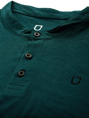 green solid t-shirt - 17147412 - Standard Image - 5