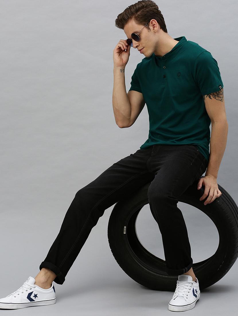 green solid t-shirt - 17147412 - Zoom Image - 4