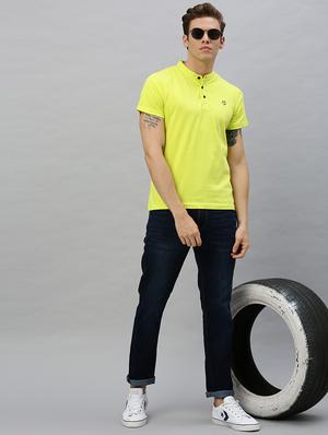 yellow solid t-shirt - 17147413 - Standard Image - 4