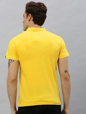 yellow solid t-shirt - 17147414 - Standard Image - 3