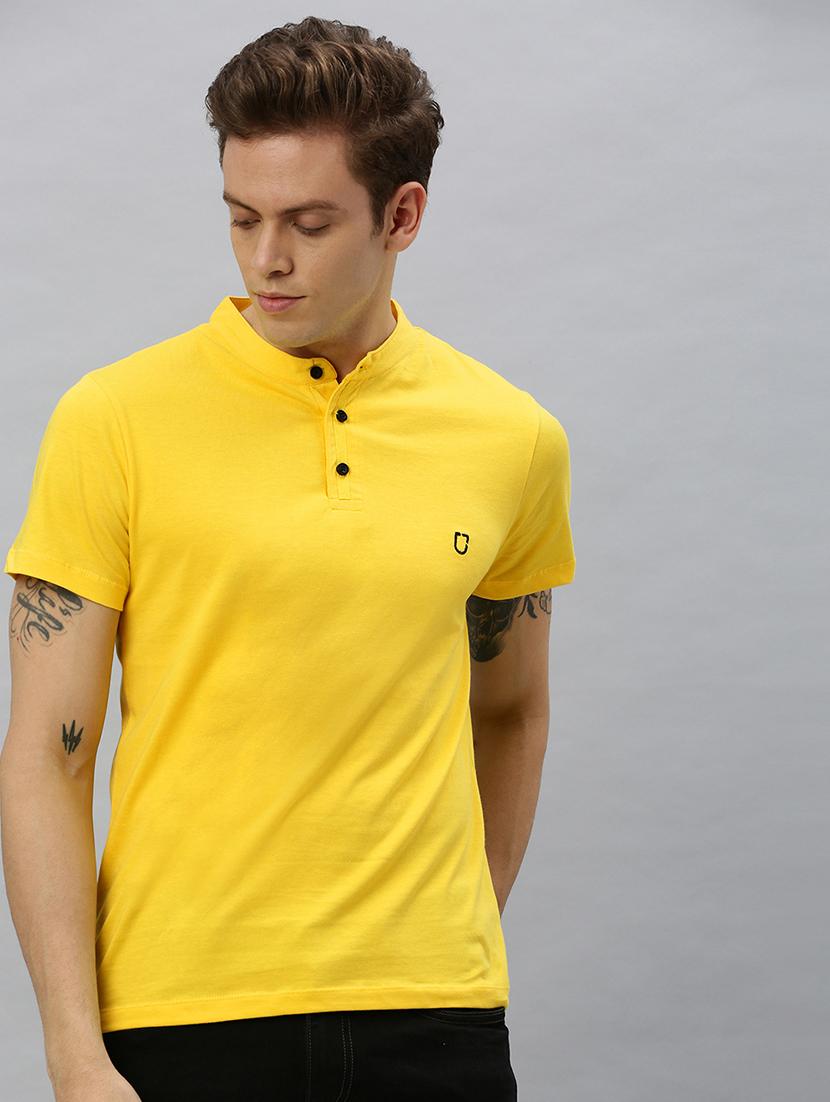 yellow solid t-shirt - 17147414 - Zoom Image - 1